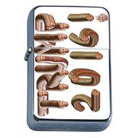 Donald Trump Flip Top Oil Lighter S6 Smoking Cigarette Smoker Includes Silver Case Presidential Candidate