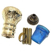 Nautical World Walking Stick Antique Style Brass Victorian Handle Wooden Vintage Style Cane, Affordable Gift Decorative Walking Cane Fashion Statement for Men/Women/Seniors/Grandparents! Item