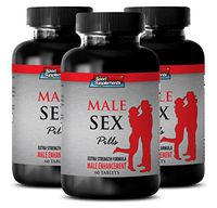Men Testosterone and Energy Diet Pills - Male Sex Pills - Extra Strength Formula - Male Enhancement - maca Liquid Extract - 3 Bottles (180 Tablets)