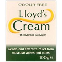 Lloyds Cream Odour Free Cream For Muscular Aches And Pains - 100g