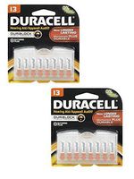 Duracell Easy Tab Hearing Aid DA13B8 Batteries 1.4 V, 8 Pack (Pack of 2, 16 Total Batteries)