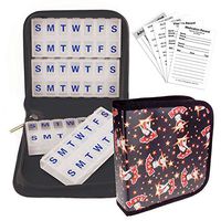 Pill Vitamins Organizer Case Travel Betty Boop Black Home 4-8 weeks #POM-BB-100#