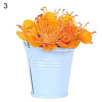 super1798 Cute Mini Pail Bucket Wedding Party Candy Favours Home Hotel Decor Lake Blue