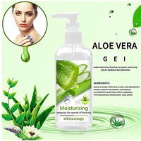 Organic Aloe Vera Gel for Hand, Aloe Vera Gel for DIY Hand Gel Easly for Homemade Gel After Sun Skin Care 100% Pure and Natural Aloe from Freshly Cut Aloe Plant,100ML (Transparent)