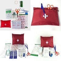 12Pcs/Set Pieces First Aid Kit-Outdoor First Aid Treatment Bag Emergency Medical Kit for Home Office Business Car Camping Travel Kitchen Storage & Organization Accessories