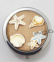 BlackKey Starfish 3-Compartment Decorative Pocket Gift Box Case Organizer for Pill, Color 1 -2186