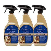 Granite Gold Daily Cleaner Spray - Streak-Free Stone Cleaning Formula, Made In The USA - 24 Ounces, 3 Pack