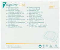 3M 3588 Tegaderm +Pad Film Dressing with Non-Adherent Pad, 25 Pads Per Pack (Pack of 1)