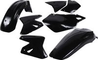 Acerbis Replacement Plastic Kit - Black , Material: Plastic 2041080001