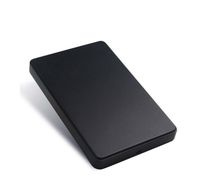 HDD Enclosure，Allywit USB 2.0 2TB External Hard Drives Portable Mobile Hard Disk Case (Black)