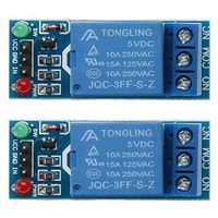 WinnerEco 2pcs 1 Channel DC 5V Relay Switch Module for Arduino Raspberry Pi ARM AVR