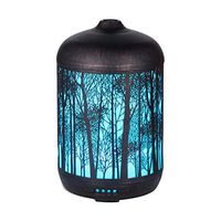 Forest Art Aromatherapy Essential Oil Diffuser,Humidifier,Ultrasonic Quiet,Cool Mist,Adjustable Time Setting,Color Light Changing,Waterless Auto Off,for Baby,Home,Office,Yoga,Birthday,Gift,Decorative