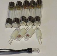 Complete Lamp Kit for Marantz 110 - with 8v 200ma Fuse Lamps
