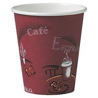 Solo 376SI-0041 6 oz Bistro SSP Paper Hot Cup (Case of 1000)
