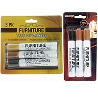 New ReStor It Furniture Touchup Markers Wood Repair Scratch Furniture 3 Piece !!