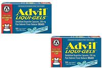 Advil Gel Cap 200 MG Liquid Gel E-Z Open, 320 Count 2-Bottles of 160 Count