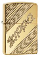 Zippo Coiled High Polish Brass Lighter