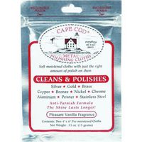 Full Case of 36 Cape Cod Metal Polishing Cloths with Counter Display