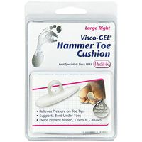 PediFix Visco-Gel Hammer Toe Cushion, Large Right 1 ea (Pack of 9)