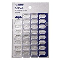 Ezy Dose Disposable Cards for Pill, Medicine, Vitamin Organizer Box | Daily, Monthly, 31 Count | Use with Cold Seal System Planner | Case of 500