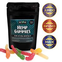 VEYO Nutrition 300 MG Hemp Gummies - Sour Hemp Gummy Worms with Natural Hemp Oil, No THC or CBD