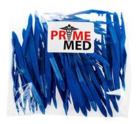 PrimeMed Plastic Blue Forceps/Tapered Tweezers at Bulk Pricing (25 Pack)