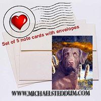 Michael Steddum Ready for The Hunt Chesapeake Bay Retriever Note Card Set
