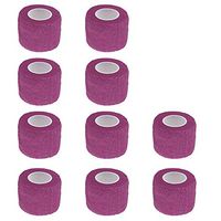 Etopars 10 X Self Adhesive Cohesive Wrap Bandages Strong Elastic First Aid Tape Purple for Wrist Ankle Sport 2" X 5 Yards
