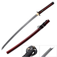 fengze Handmade Samurai Sword, 40 Inch Damascus Steel Ultra Sharp Fully Hand Forged Katana Sword for Real Battle, Full Tang, Clay Tempered (Specter)