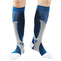 SherryDC Compression Socks For Women & Men (1 Pair, L/XL) Best Medical Grade Graduated Compression Stockings For Running, Athletic, Nursing, Pregnancy