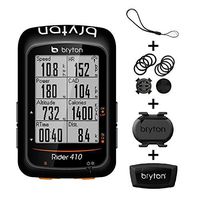 Bryton Rider 410 GPS Bike Computer (2.3" Display, 410T - with Cadence + HRM)