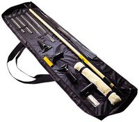 Ettore 04910 Professional Window Cleaning Kit Includes Carrying Case, REA-C-H Extension Pole, Scrape master Scraper, Stainless Steel Channels, Quick Release & Super System Handles (1-(Pack))