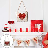 bromrefulgenc Hoilday Hanging Sign,Wall Decor,Love Each Moment Letters Wood Hanging Sign Home Garden Door Wall Valentine Decor