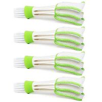KICODE BigFamily 4 Pcs Mini Duster For Car Air Vent Automotive Air Conditioner Cleaner Brush Dust Collector Cleaning Tool