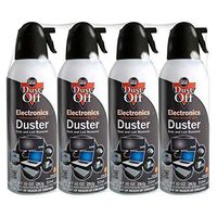 12 pk Compressed Air Computer TV Gas Cans Duster 10 oz Dust Off Keyboard Laptop