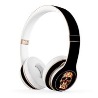 Masino Creative Headset Protective Sticker Cover Full Body Protector Skin Decal for Beats Solo 2 Wireless & Solo 3 Wireless On-Ear Headphones (for Solo 2/3 Wireless, Skull)