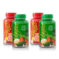 Balance Of Nature Fruit and Vegetable Supplement Tablets - 90 Veggie Capsules - 90 Fruit Capsules - Daily Superfood - Better Than A Multivitamin (2-Pack)