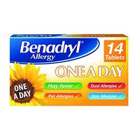 Benadryl One A Day Allergy Relief Tablets Pack of 14