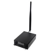 Signstek 0.5 W 05B Dual Mode Long Range Stereo Broadcast Home FM Transmitter with Antenna and Free Audio Cable Fashion Black