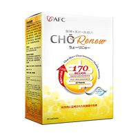AFC Japan Cho Renew -170 Billions Patented Probiotics, 3X More Effective, with Silk Peptide & Fiber, for Clearer Skin, Stomach Acid Resistant, No Need for Refrigeration, 15 sachets