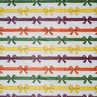 Golden Palm Fern"Fronds" On White Art DIY Crafts Tissue Paper for Gift Wrapping 20"X30" 5 Sheets