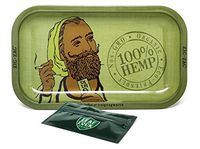 Zig Zag Hemp Rolling Tray with Leaf Lock Gear Smell Proof Tobacco Pouch