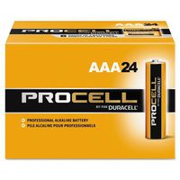 Procell Alkaline Batteries, AAA, 24/Box by: Duracell
