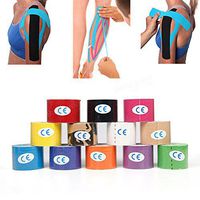 Equipment - 5cm Sports Fitness Kinesiology Tape Muscle Care Elastic Adhesive Bandage - Measure Magnetic Recording Tapeline - 1PCs