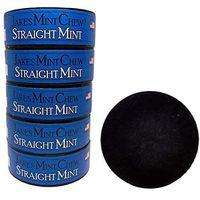 Jake's Mint Chew Straight Mint - 5 Cans - Includes DC Skin Can Cover