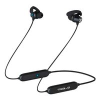 TREBLAB N8 - Magnetic Neckband Wireless Running Earphones Sports - Lightweight, IPX5 Waterproof Earbuds, Noise Canceling Wireless Headphone Bluetooth 5 with Mic for Gym Workout. Sports Headphones 2019