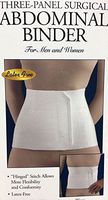 Woven Surgical Abdominal Binder 3 Panel Medium