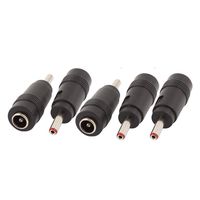 Aodesy 3.5mmx1.5mm Male to 5.5mmx2.5mm Female Jack DC Power Converter Plug,Pack of 5