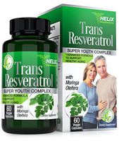 Trans Resveratrol Antioxidant Supplement - Best Anti Aging Pills for Women/Men - Polyphenols, EGCG Green Tea Extract, Vitamin C, Grape Seed for Weight Loss, Immune and Heart Health - Veggie Capsules