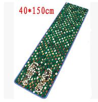 WE&ZHE Natural Pebbles Gift Massage Bathroom Mat Cobblestone Health Care Reflexology Massage PVC Yoga Mat(40 150Cm), 1
